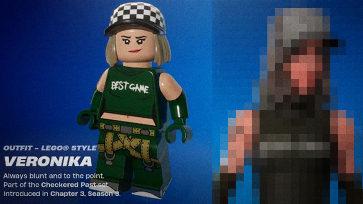LEGO Fortnite Censors Veronika Skin