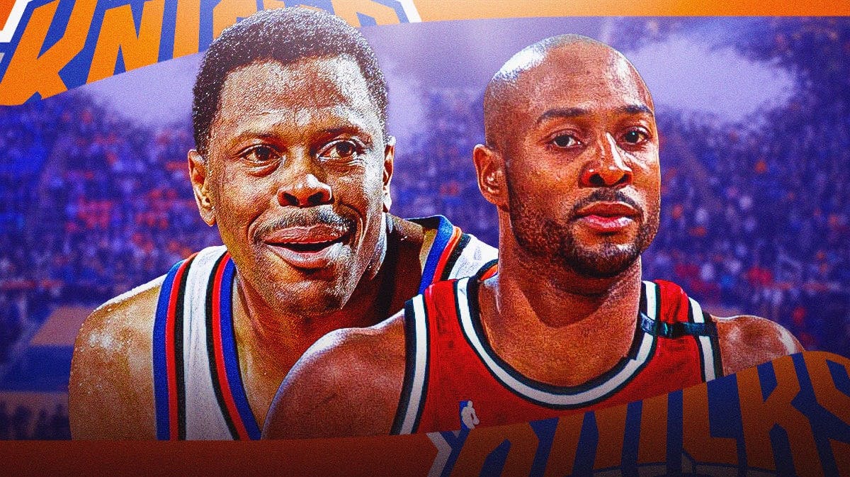 New York Knicks Patrick Ewing Miami Heat Alonzo Mourning