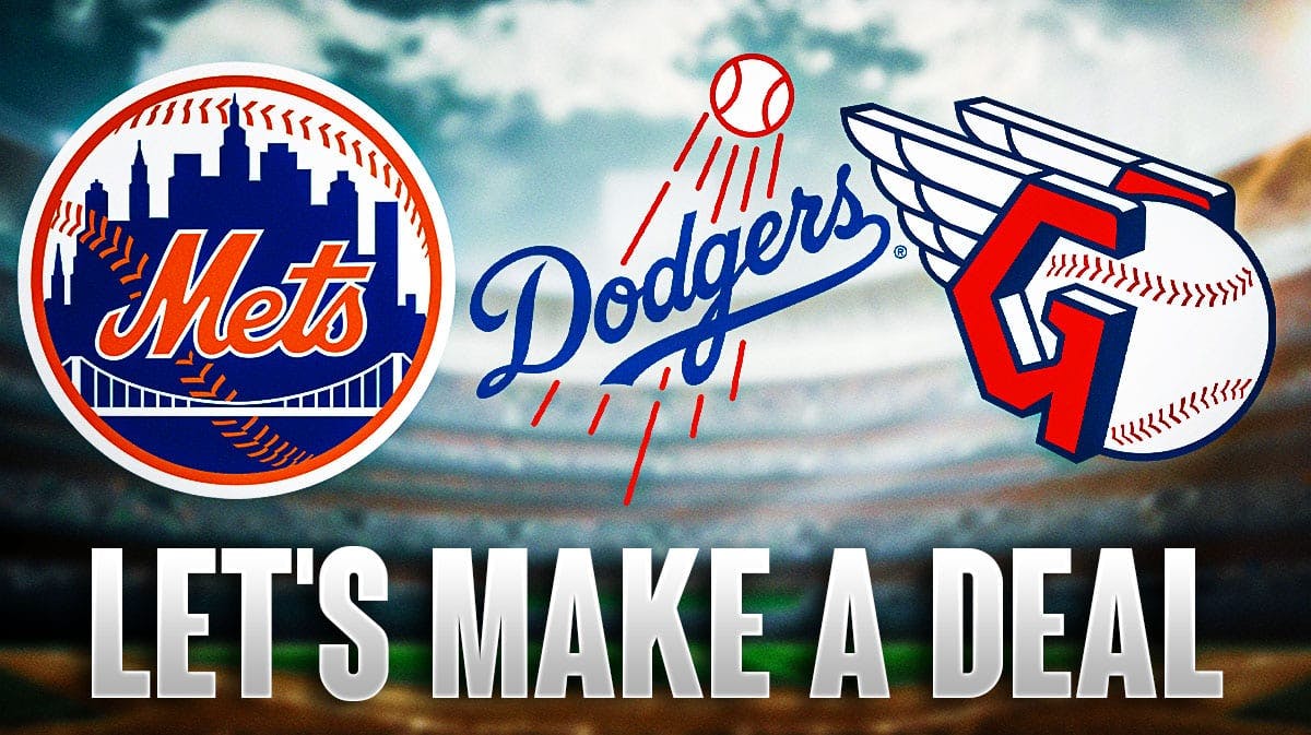 Dodgers, Mets and Guardians logos