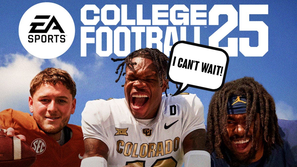Hunter, Ewers, Edwards React To College Football 25 Cover