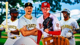 Pirates' Paul Skenes and Nationals' Stephen Strasburg and pictures of young and old Andrew McCutchen