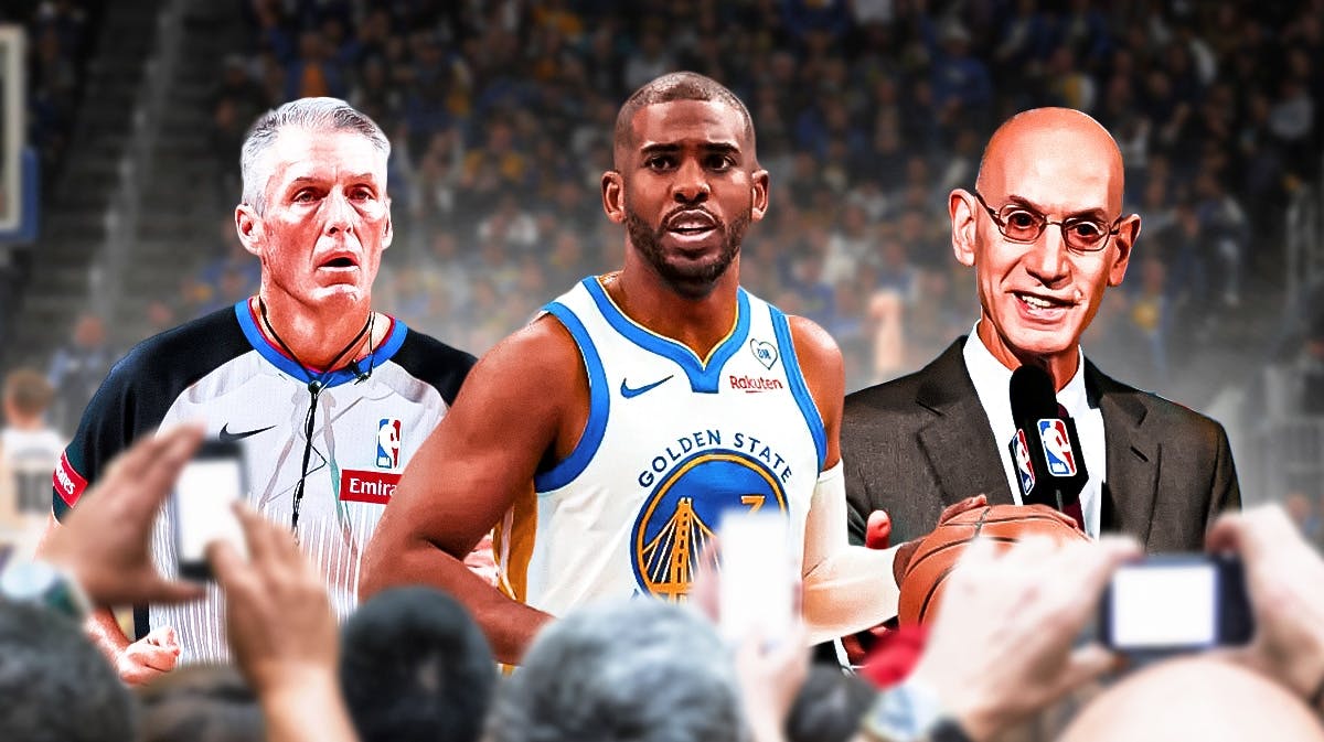Warriors Chris Paul and veteran NBA referee Scott Foster amid Bill Spooner revelation