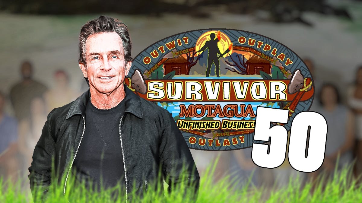 Survivor logo and Jeff Probst.