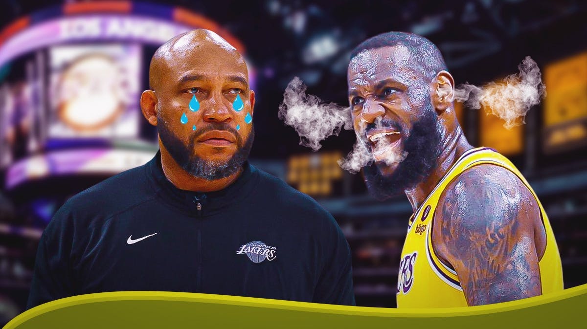 Darvin Ham with tears, Lakers' LeBron James blowing steam