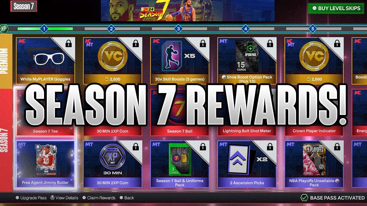 NBA 2K24 Season 7 Rewards For MyTEAM & MyCAREER