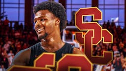 USC basketball makes classy gesture to celebrate Bronny James’ milestone