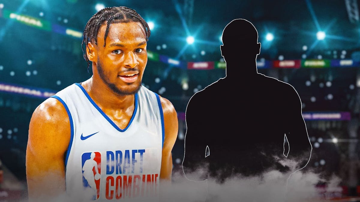 Bronny James NBA Draft Combine player comp measurements LeBron james