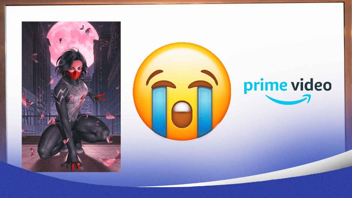 Image of Silk, crying emoji, Prime Video logo