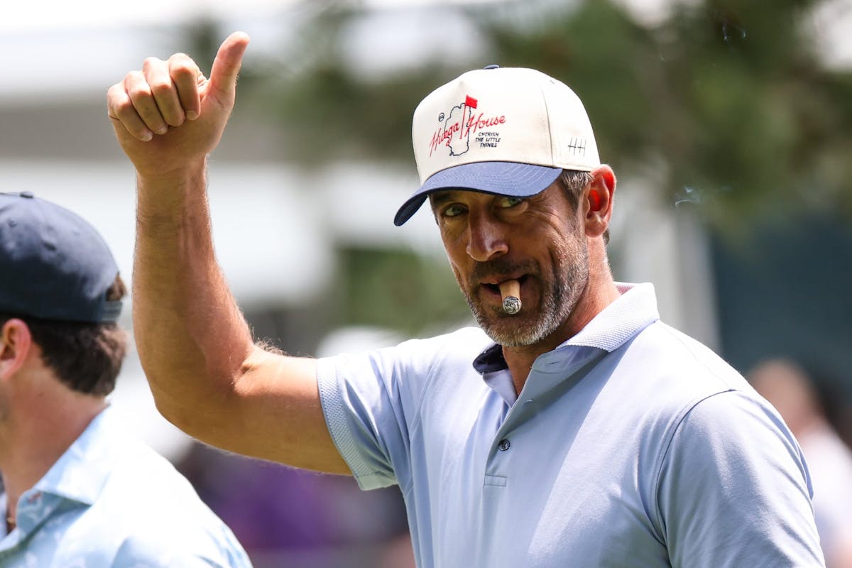 Aaron Rodgers Finishes 15th, Travis Kelce 63rd at 2024 American Century Championship