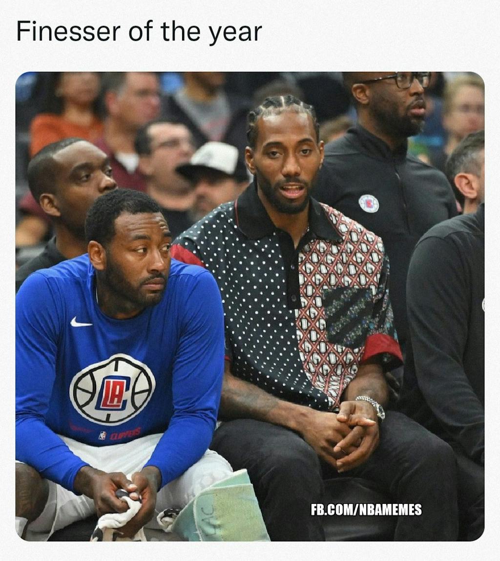 Dude only wants to play in the playoffs😭

 #kawhileonard #johnwall #losangelesclippers