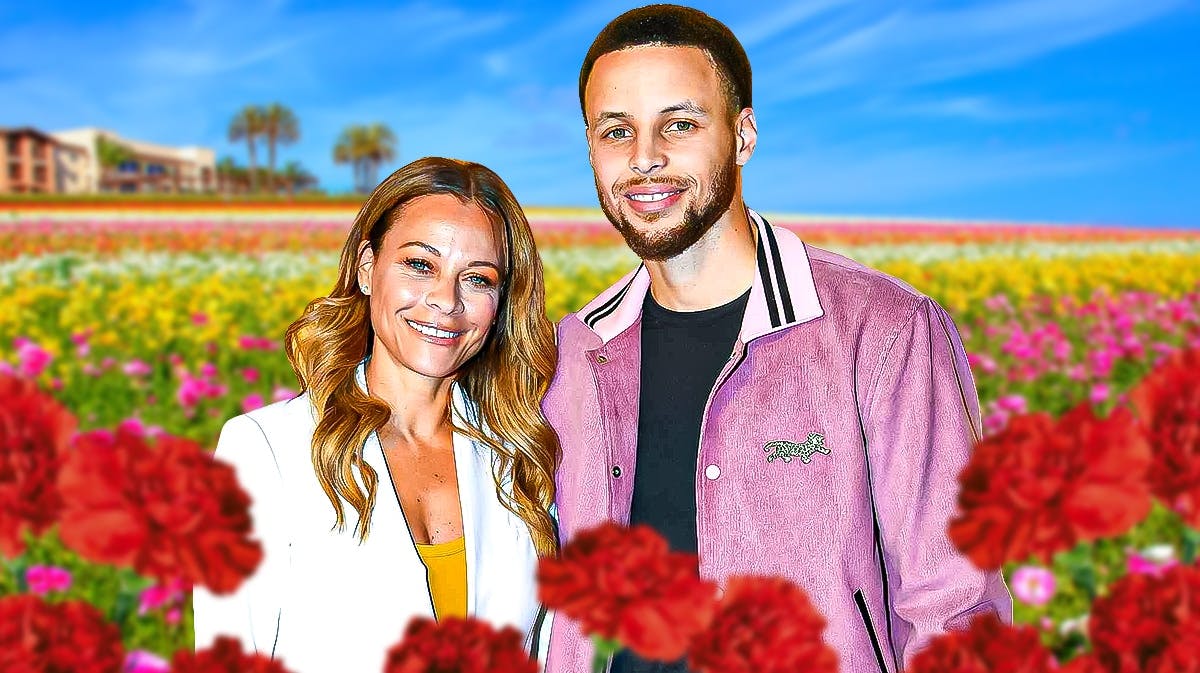 Stephen Curry and his mom, Sonya Curry.