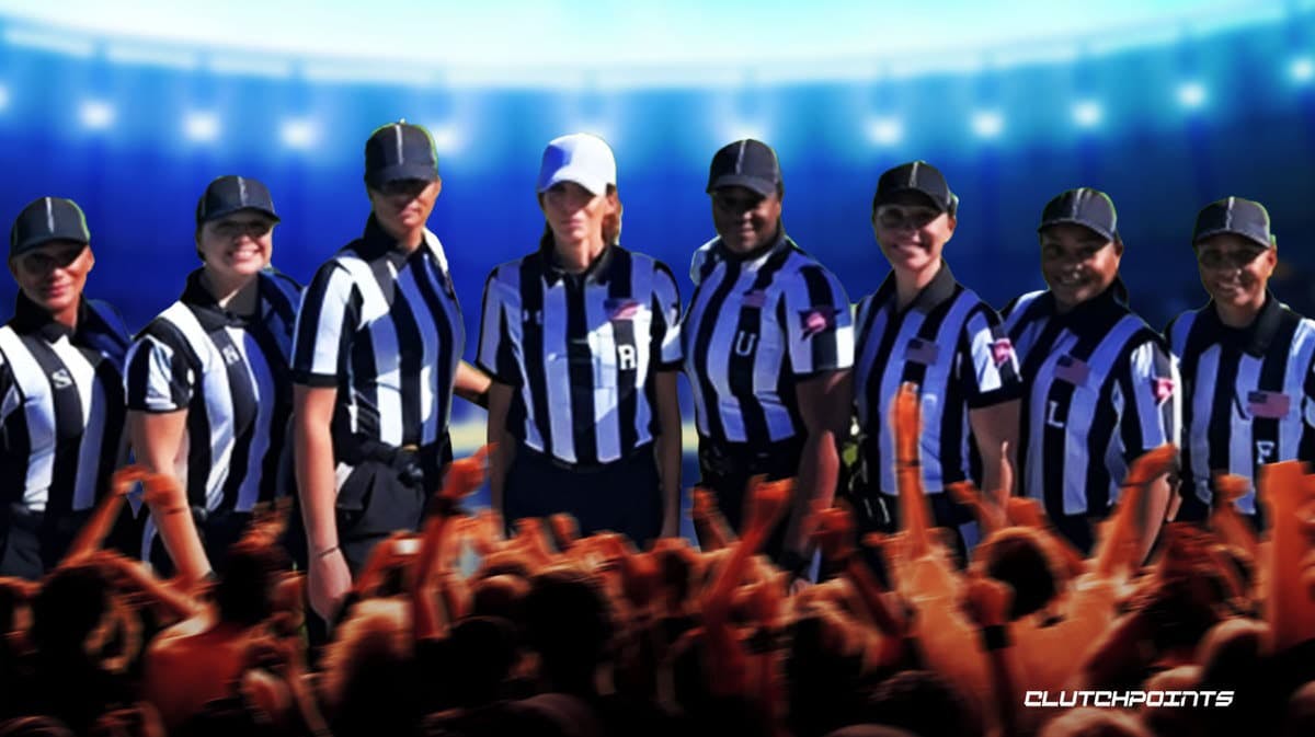 Hula Bowl, all-female officiating crew