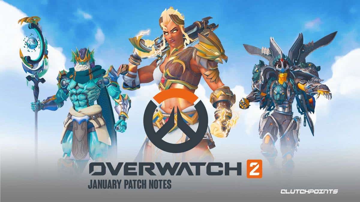 overwatch january patch notes, overwatch 2 patch notes, overwatch 2 olympus event, overwatch 2 hero changes, overwatch 2