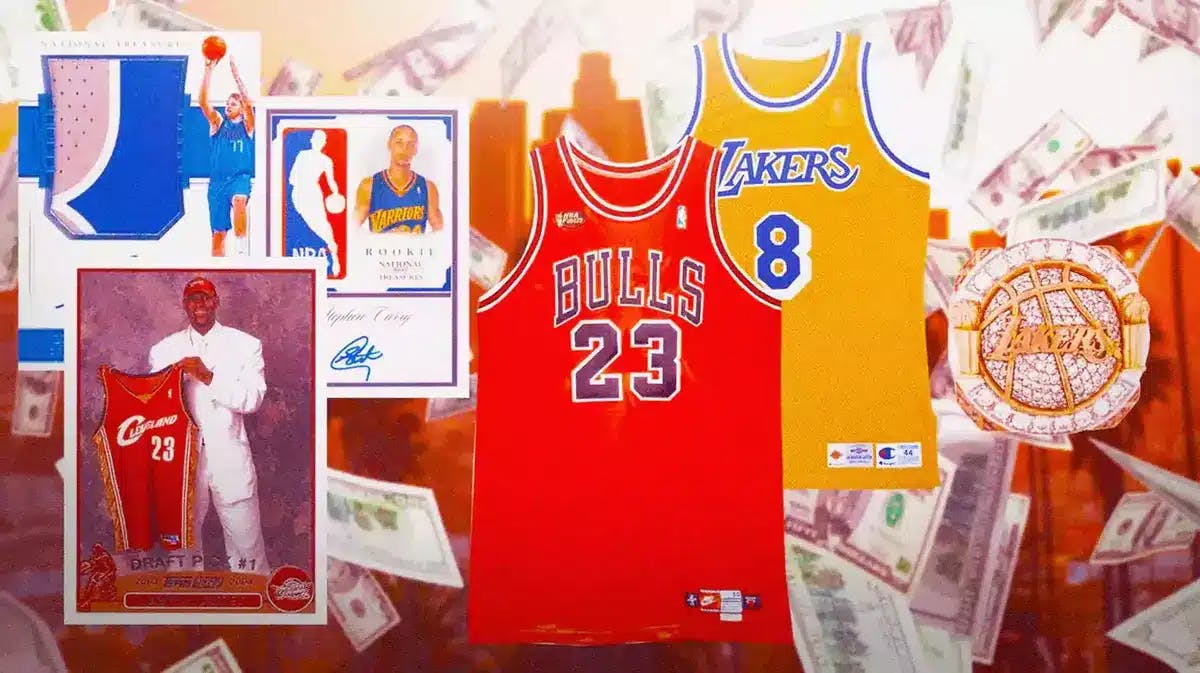 Most expensive NBA trading cards, jerseys, and a championship ring that were ever sold.
