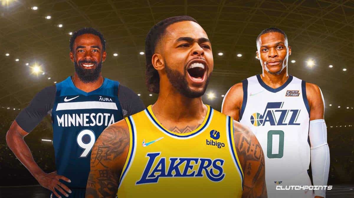 Russell Westbrook, Mike Conley, D'Angelo Russell, Lakers, Jazz, Timberwolves, NBA trade deadline