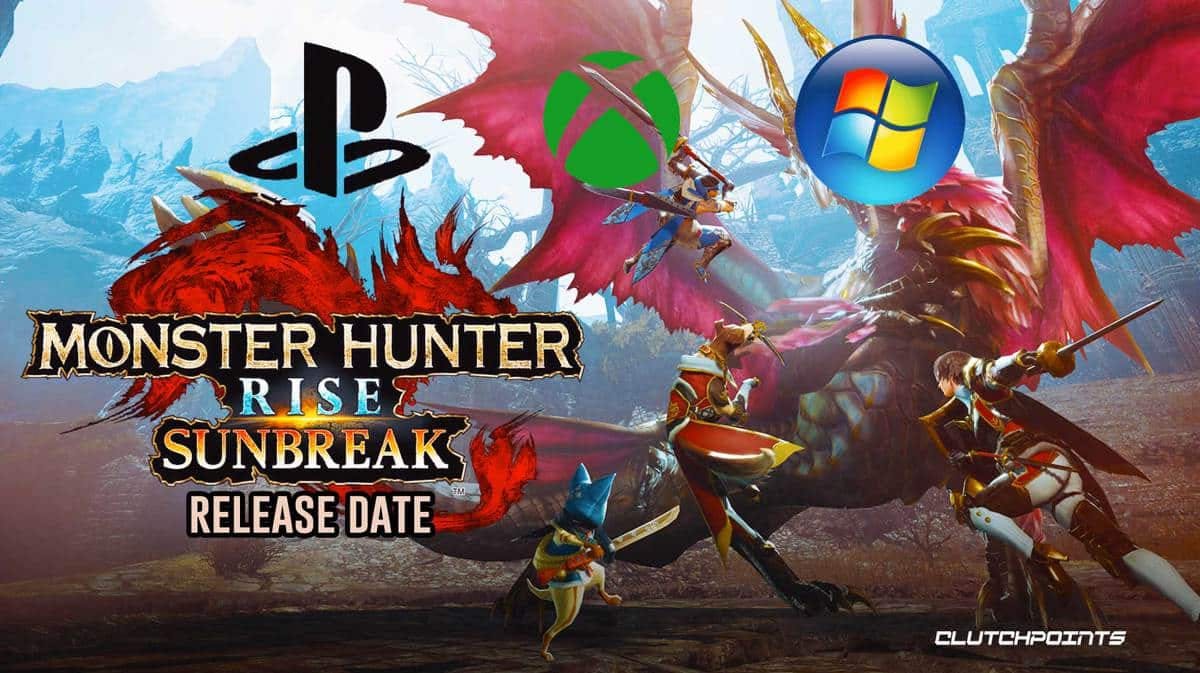 sunbreak release date console, sunbreak release date xbox, sunbreak release date playstation, monster hunter rise sunbreak, monster hunter rise