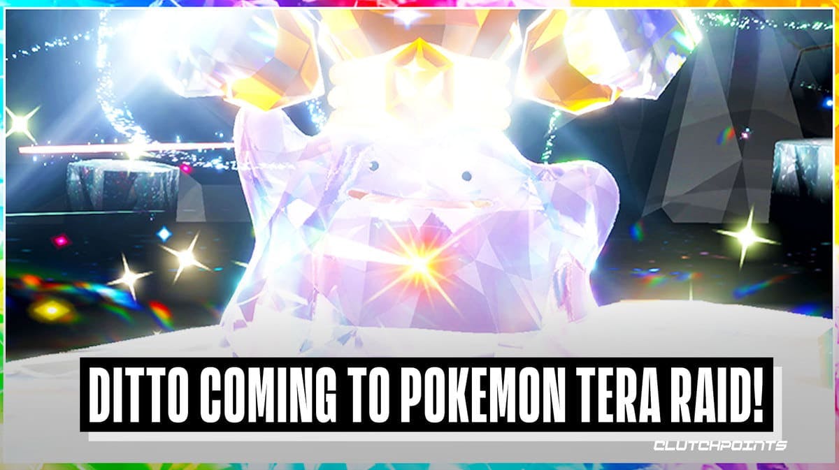 Ditto Coming to Pokemon Tera Raid in Pokemon Scarlet and Violet