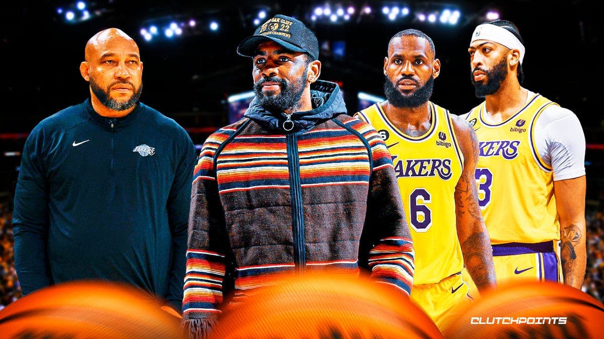 Kyrie Irving, LeBron James, Anthony Davis, Los Angeles Lakers
