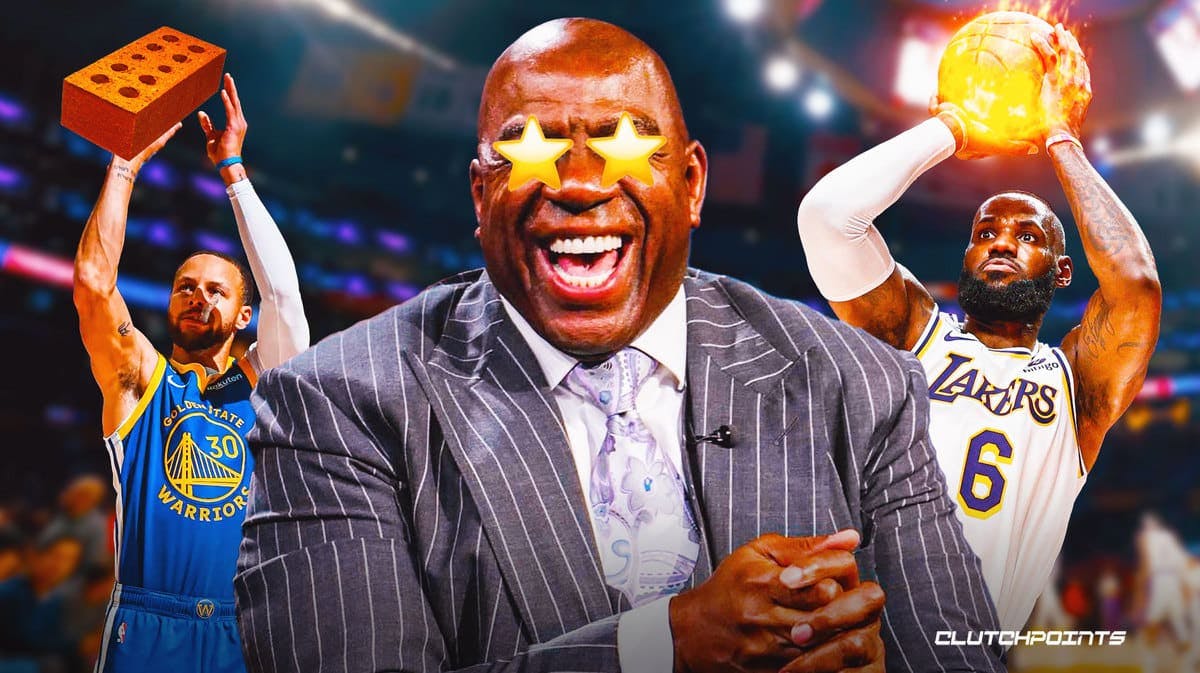 Magic Johnson, Los Angeles Lakers, Golden State Warriors, NBA Playoffs