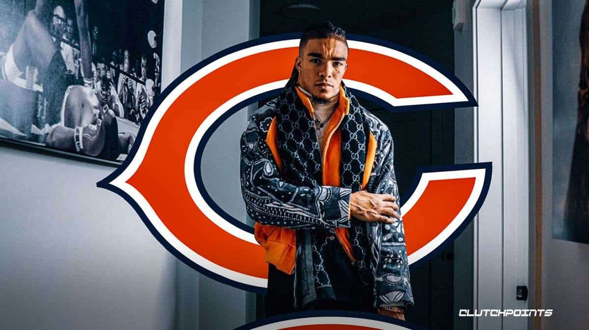 Chicago Bears, Chase Claypool, Chase Claypool modeling, Chase Claypool Paris