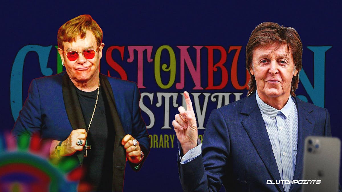 Elton John, Glastonbury, Paul McCartney, iPhone