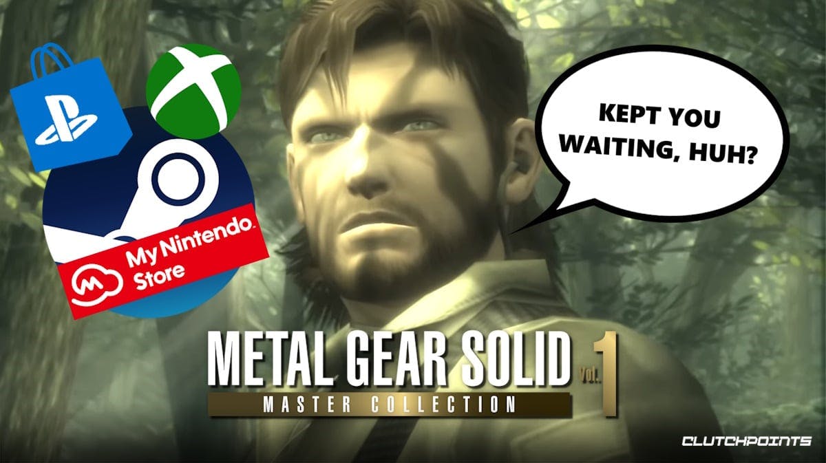 metal gear solid master colelction, metal gear master collection preorder, metal gear solid, metal gear