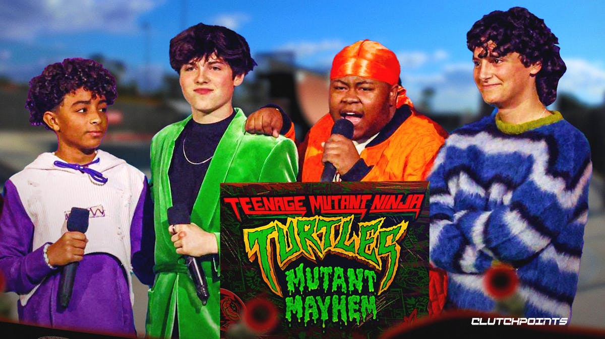 Micah Abbey, Brady Noon, Shamon Brown Jr., Nicolas Cantu, Teenage Mutant Ninja Turtles: Mutant Mayhem