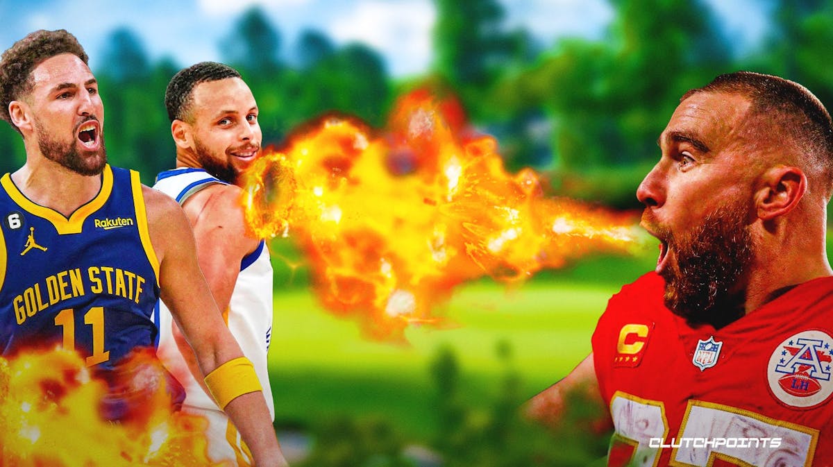 The Match, Travis Kelce, Stephen Curry, Klay Thompson, Patrick Mahomes
