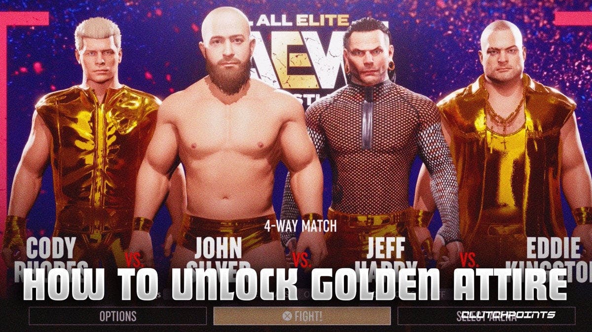 AEW Fight Forever - How To Unlock Golden Attire For Each Wrestler - AEW, Wrestlers, Golden Attire, Golden Outfit, AEW World Championship, AEW Women's World Championship, Kenny Omega, Jade Cargill