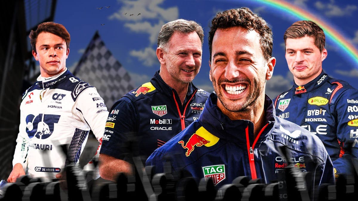 Red Bull, Christian Horner, Nyck De Vries, Daniel Ricciardo