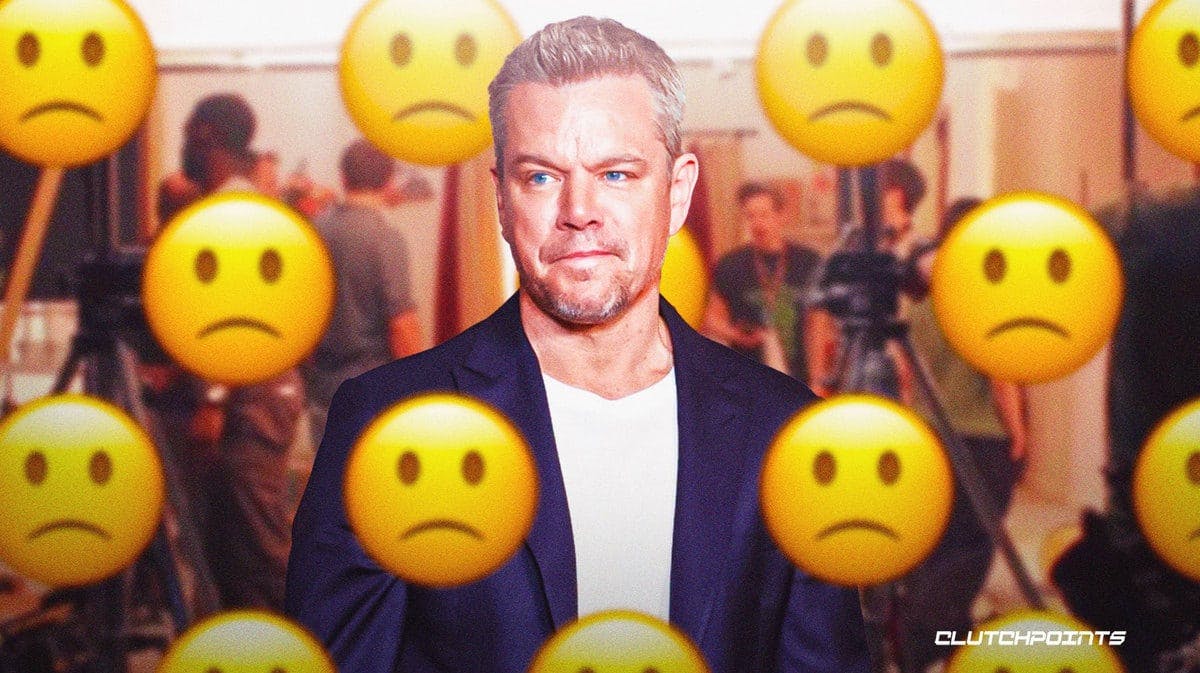 Matt Damon, sad emojis