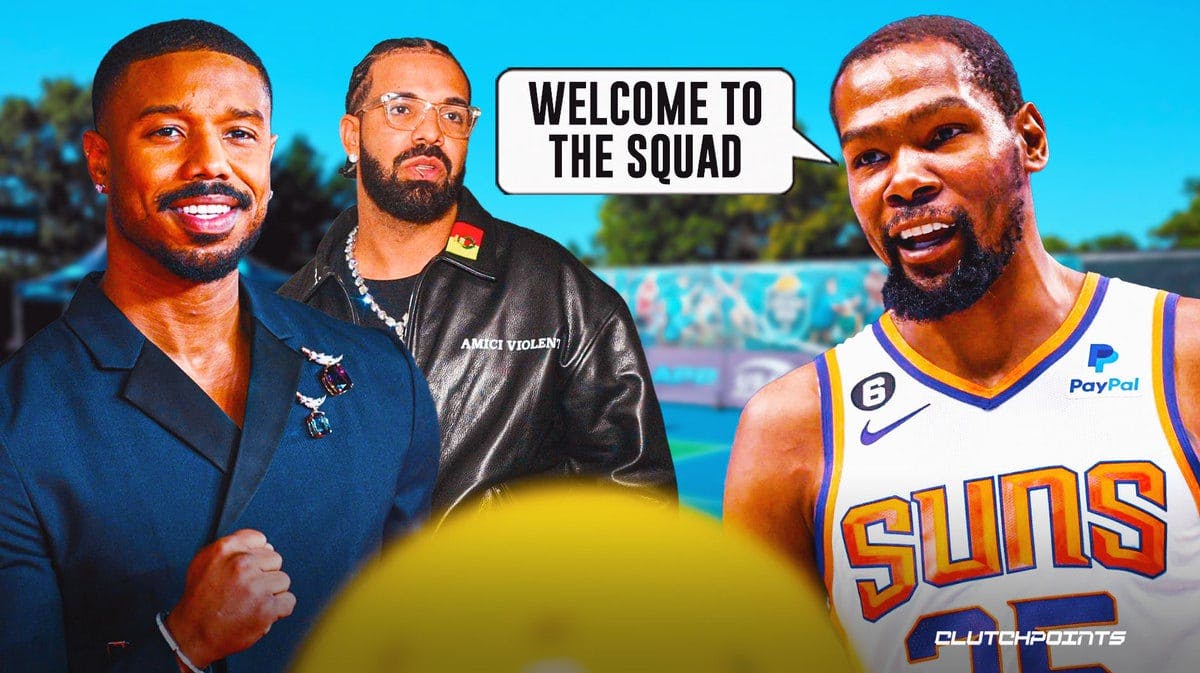 Kevin Durant, Drake, Michael B Jordan, Phoenix Suns