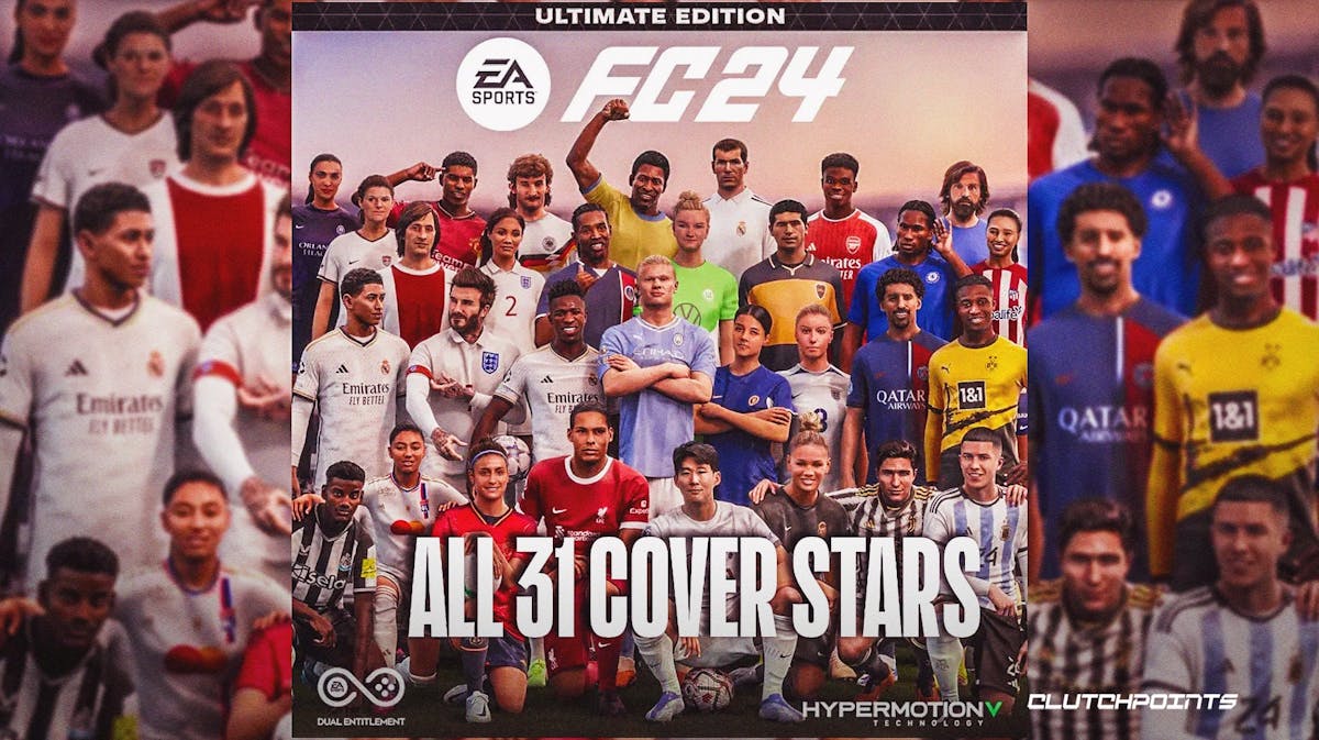 EA Sports FC 24 - All 31 Athletes On The Cover - Football, France, USA, Brazil, England, Italy, Argentina, Colombia, La Liga, FIFA, Serie A, Premier League, Ligue One, Ultimate Edition