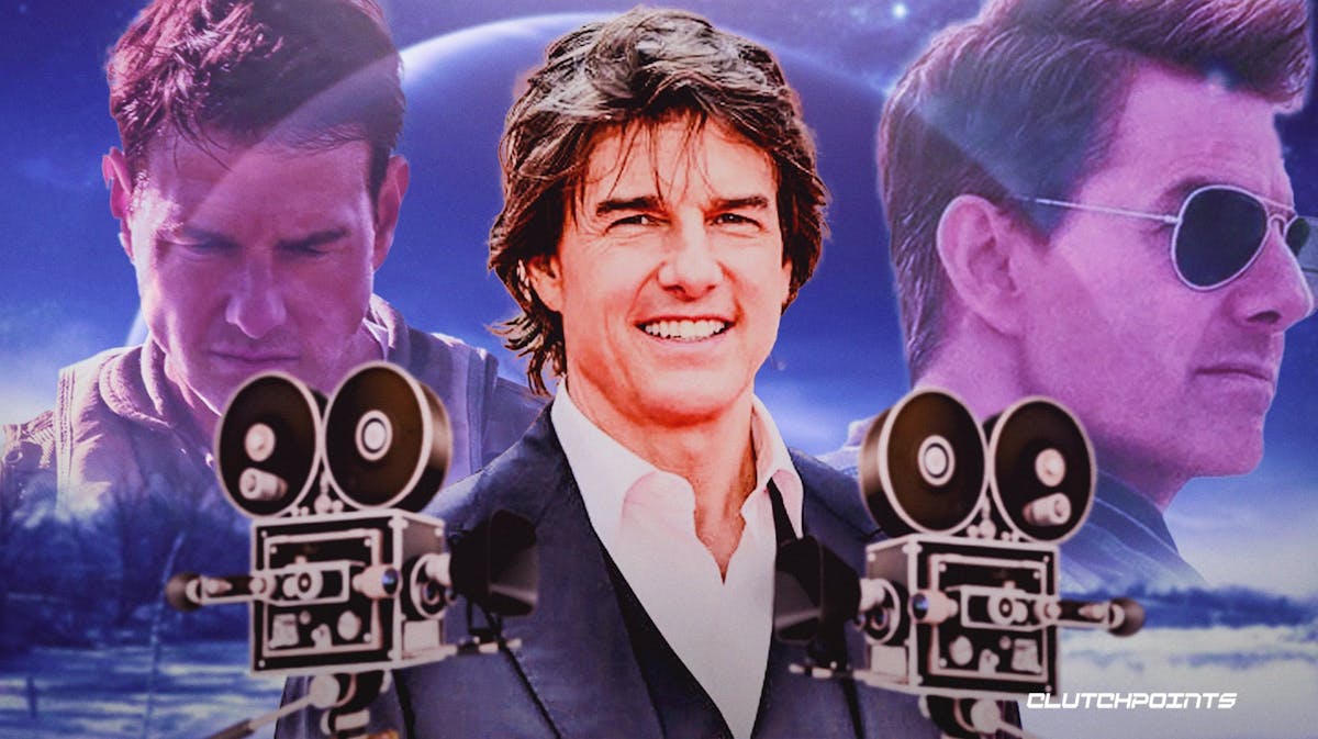 Tom Cruise, movie cameras, space, Cruise in Top Gun: Maverick