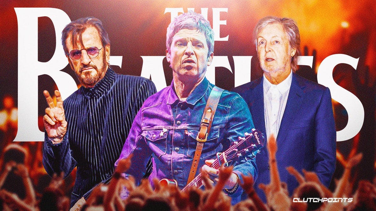 The Beatles, Ringo Starr, former Oasis member Noel Gallagher, Paul McCartney