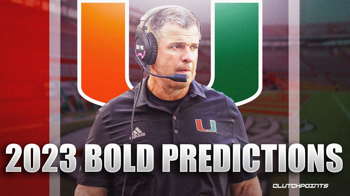 Miami football, Miami football bold predictions, Mario Cristobal, Tyler Van Dyke, college football