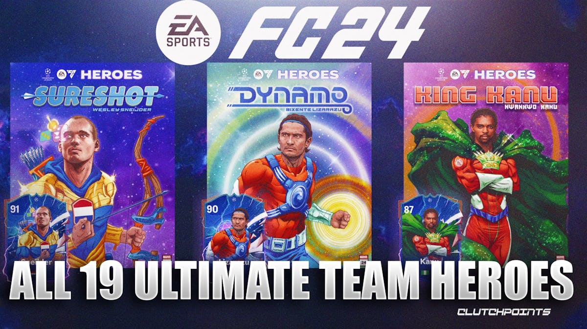 EA Sports FC 24 All Ultimate Team All Heroes -Ultimate Team, UT, FUT, Heroes, FIFA