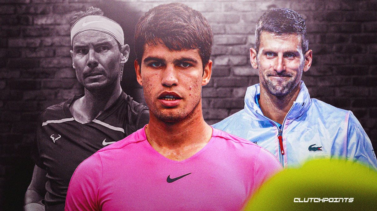 Carlos Alcaraz, Novak Djokovic, Rafael Nadal