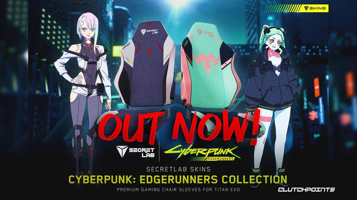 Cyberpunk 2077 Secretlab SKINS Edgerunner Edition TITAN Evo have arrived