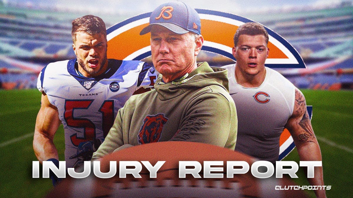 Bears, Packers, Bears Packers, Bears Injury Report, Dylan Cole