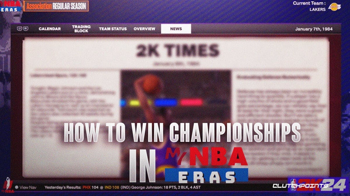 NBA 2K24 Guide MyNBA Franchise Mode Association How to Win Championships Tips and Tricks