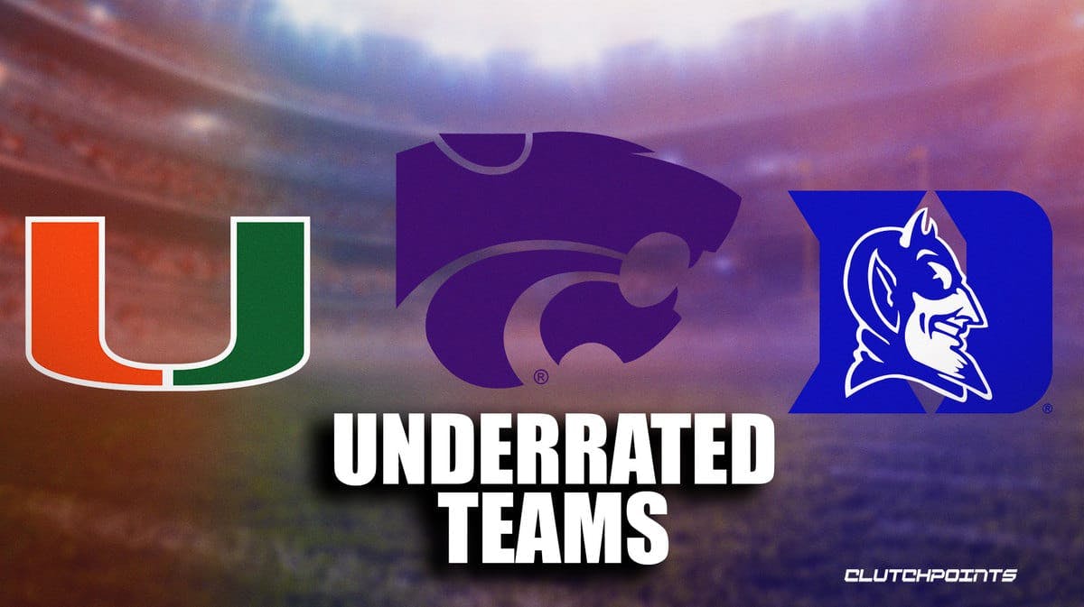Kansas State football, Miami football, Duke football, Washington State football, college football underrated teams