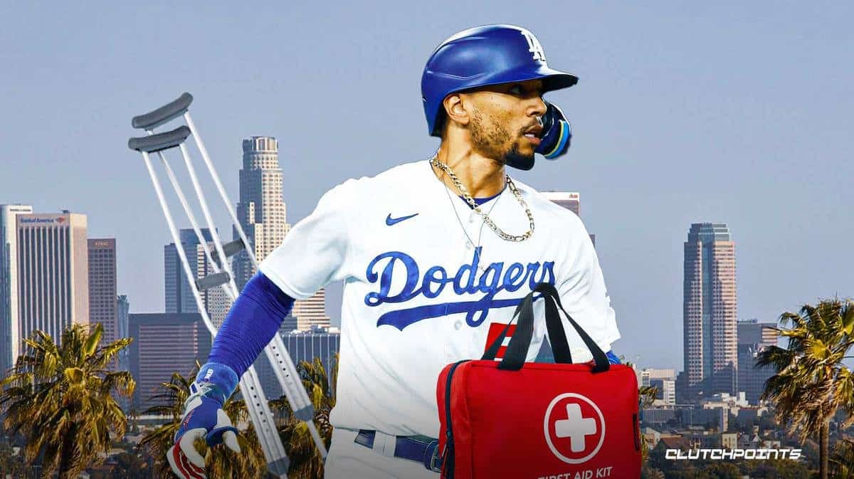 Mookie Betts, Dodgers, injury