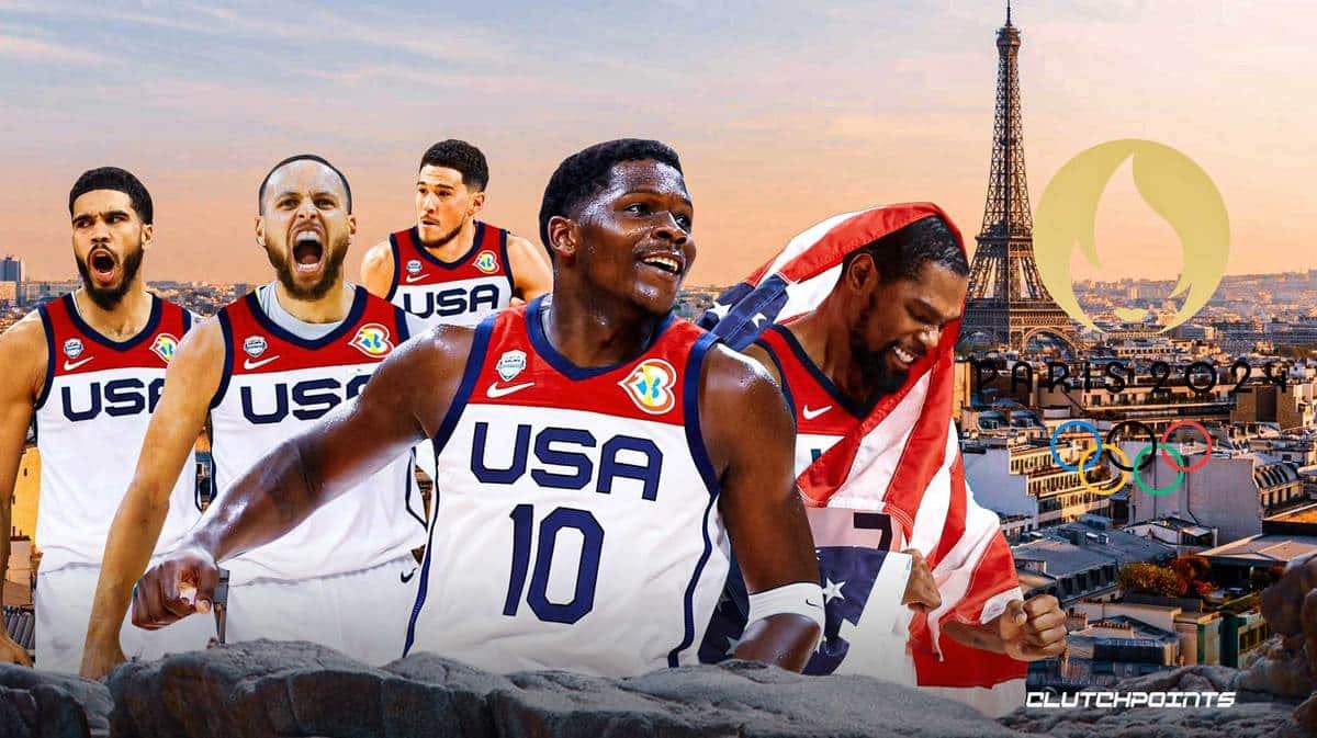 Jayson Tatum, Stephen Curry, Devin Booker, Anthony Edwards, Kevin Durant, Team USA, FIBA World Cup, 2024 Olympics