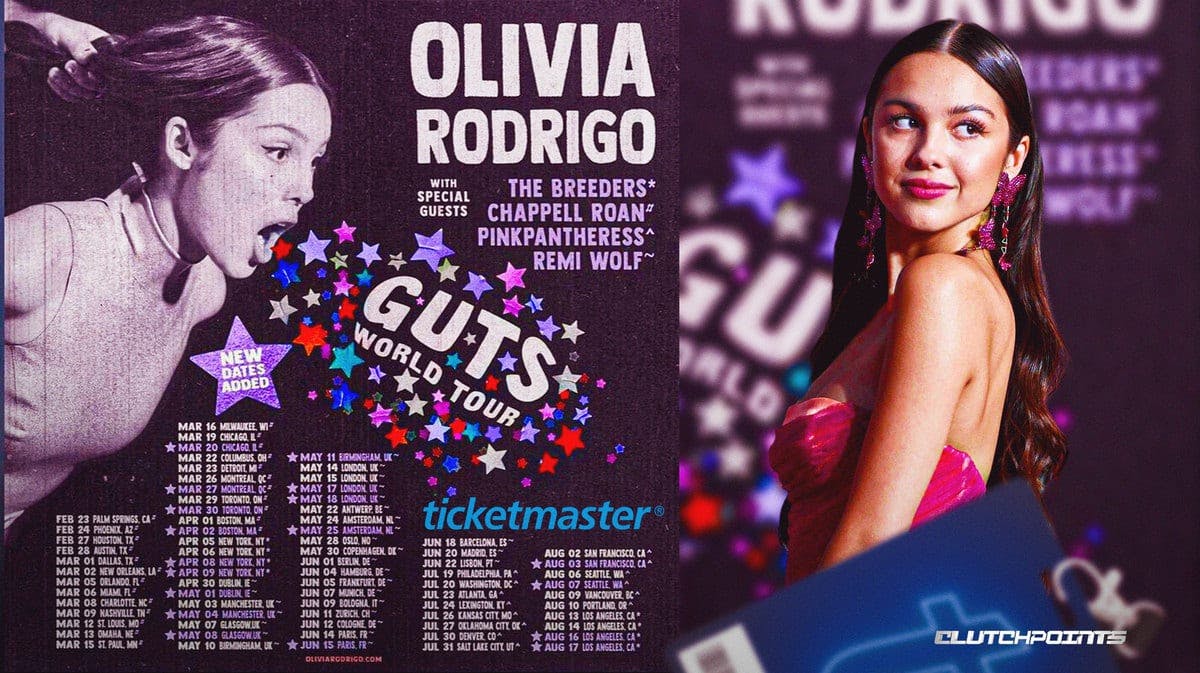 Guts world tour, Olivia Rodrigo, Ticketmaster