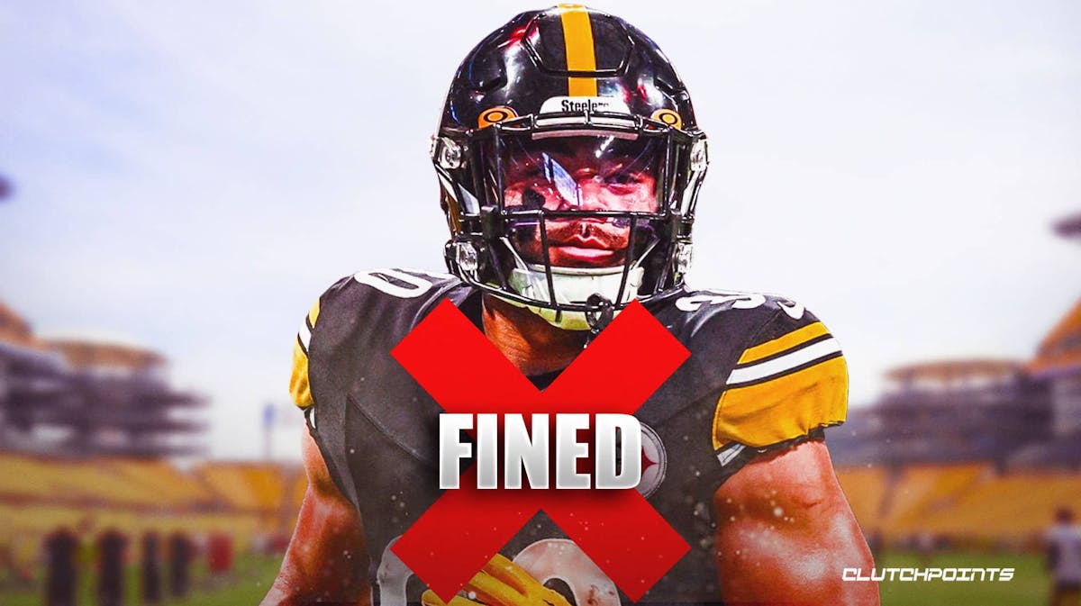 Steelers fine, Steelers running back, Jaylen Warren, helmet rule