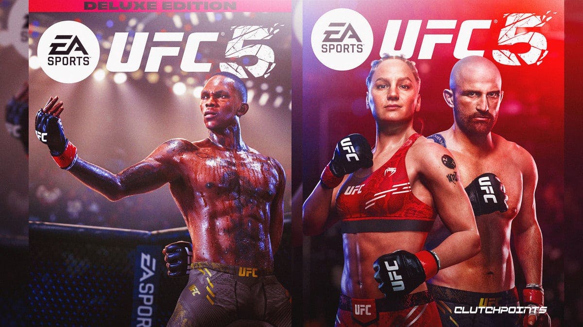 Israel Adesanya UFC 5 Cover Fighters Revealed - Volkanovski and Shevchenko Grace Standard Edition Cover, Stylebender Returns For Deluxe Edition