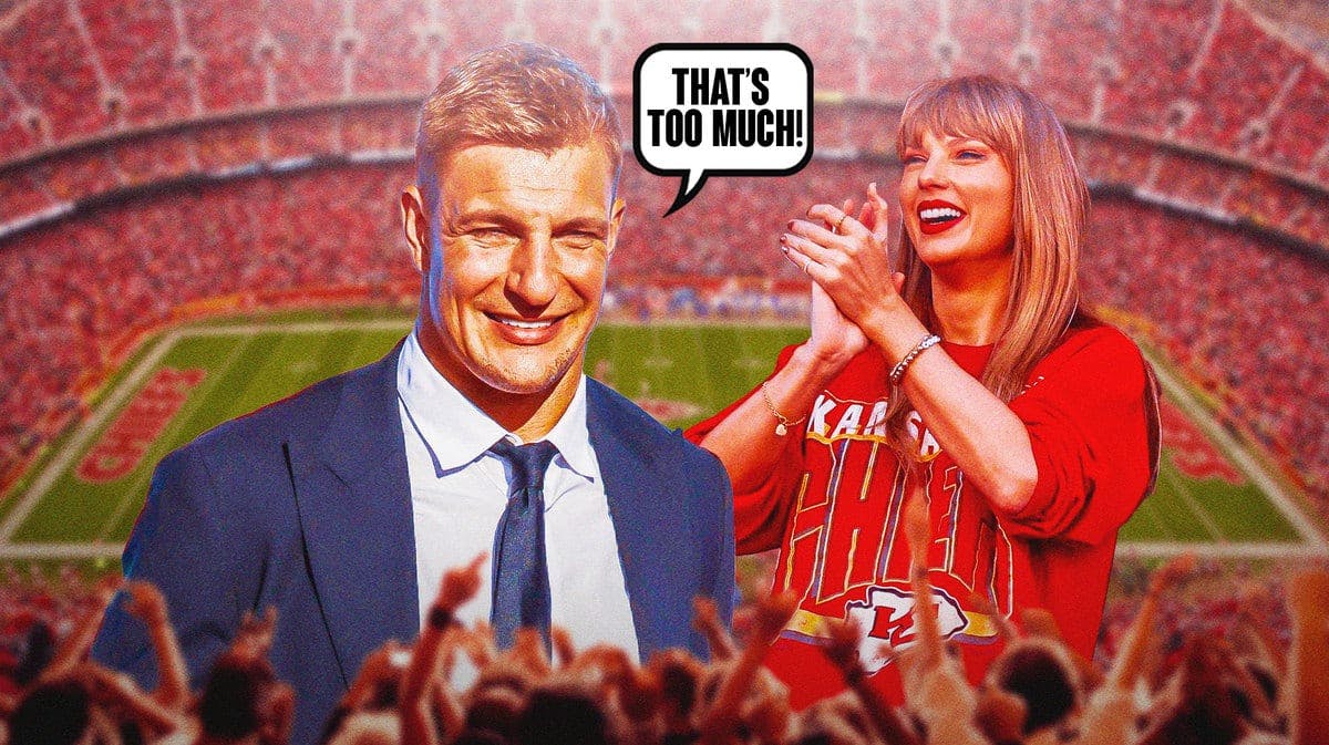 Rob Gronkowski's thoughts on Taylor Swift NFL attendance to watch Travis Kelce
