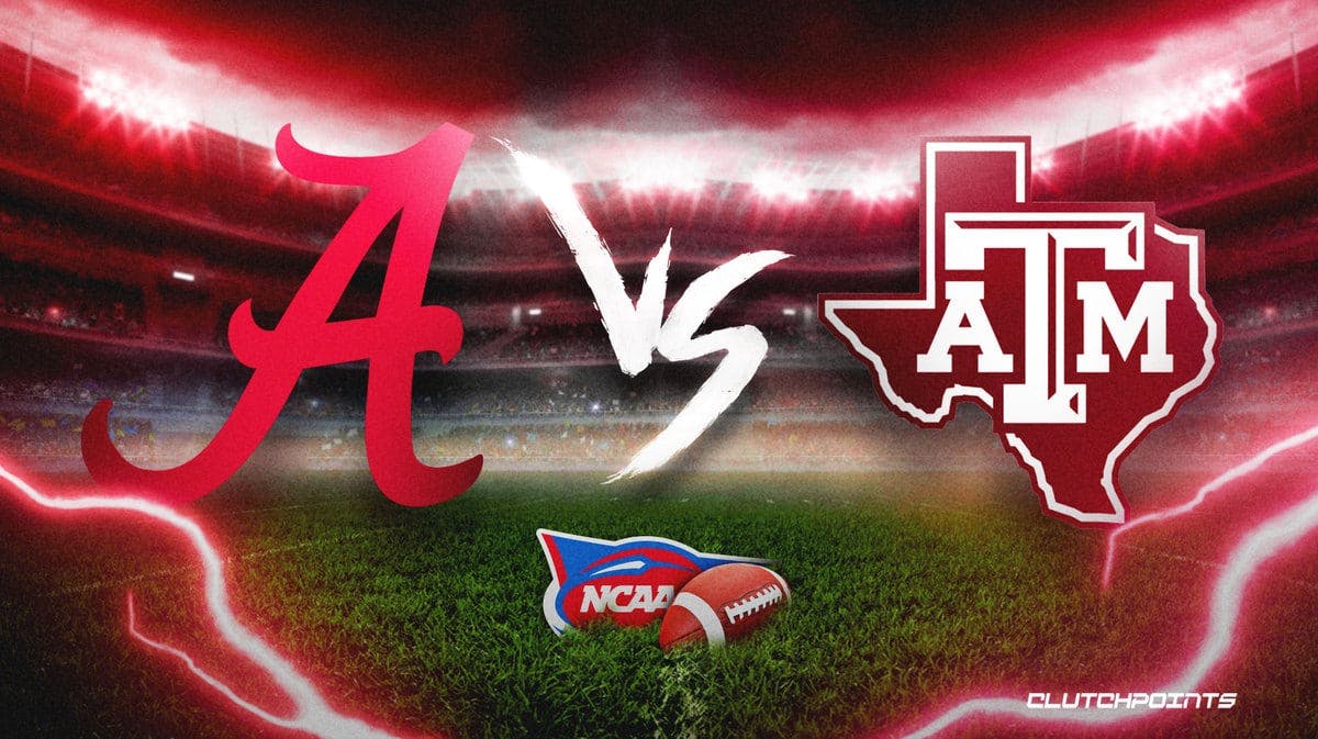 Alabama Texas A&M prediction, odds, pick, how to watch
