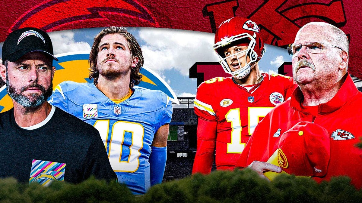 Brandon Staley, Justin Herbert for Chargers versus Patrick Mahomes and Andy Reid for the Chiefs